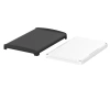 Bopla BOV 2114 FG-9005 - OT-9003-SILC (48416453.SILC) - BoVersa white plastic lid with full black design cover with silicone seal (210 x 140 x 24 mm)