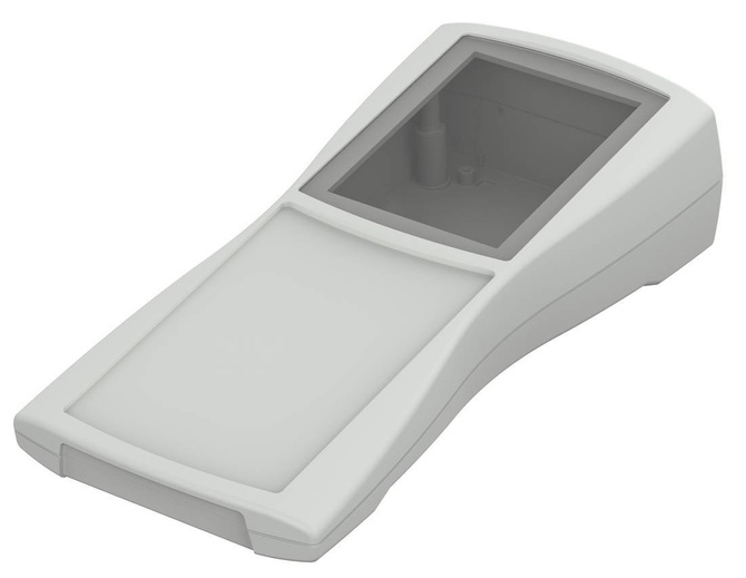 BOPLA BS 802 DIS-7035 (82802235) - ABS enclosure with display screen (209.3 x 98 x 34.8 mm)