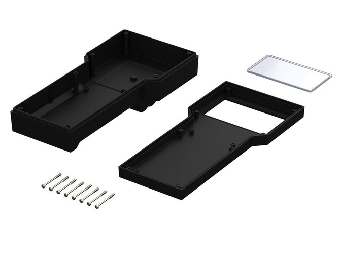 Bopla BOS 912-9005 (34912009) - hand-held enclosure with seal and battery compartment (4 x 1,5V) (224 x 106 x 40 mm)