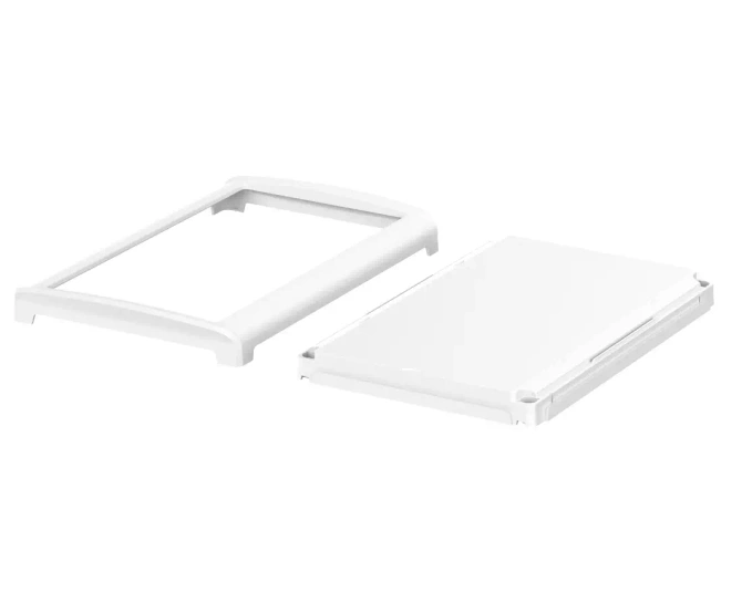 Bopla BOV 2114 FO-9003 - OT-9003-SILC (48316433.SILC) - white BoVersa plastic lid with open white design cover with silicone seal (210 x 140 x 24 mm)