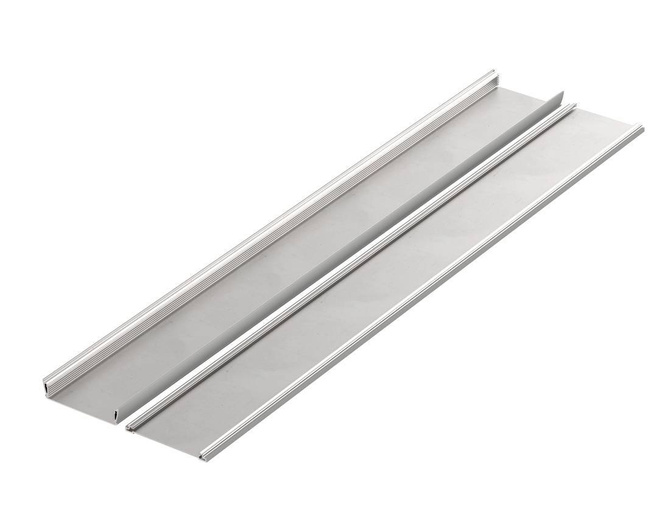 Bopla ASPH 1230-1000 9006 (94231000) - enclosure profiles, horizontally-divided (121 x 32.8 x 1000 mm)