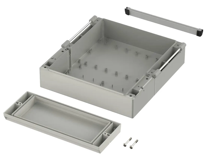 Bopla RD 6000 K (79000500) - tylna pokrywa z uszczelką i z komorą zaciskową obudowy CombiCard 5000-7000 (226,5 x 236,7 x 50 mm 3U 30HP)