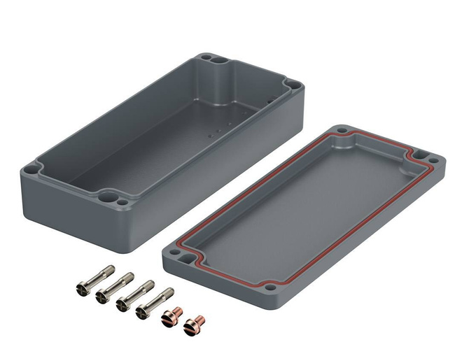 Bopla A 103 SIL (01103010) - aluminum enclosure with silicone seal (150 x 64 x 34 mm)