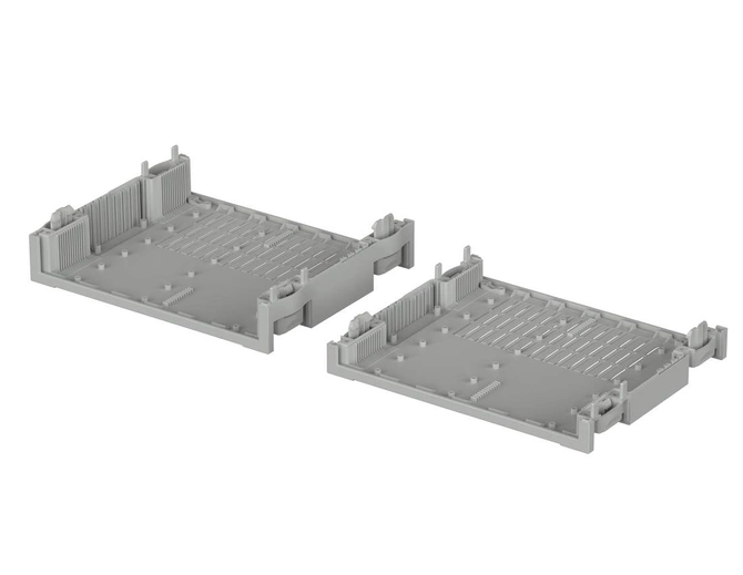 Bopla BO-52009 L (68520091) - Botego enclosure with air vents (240.68 x 196.9 x 65.2 mm, 4.5U 9HP)