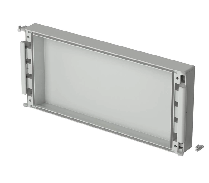 Bopla FD 7000 (79003000) - pokrywa przednia z wgłębieniem i z uszczelką obudowy CombiCard 5000-7000 (323 x 146 x 34 mm, 3U 49HP)