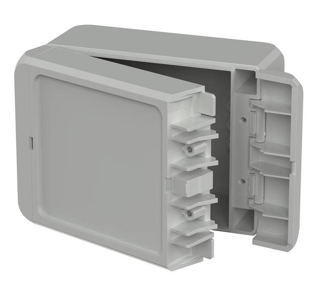 Bopla B 100806 PC-V0 7035 (96012125) - universal enclosure (113 x 80 x 60 mm)