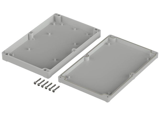 Bopla EM 233 F (62233200) - PC enclosure with a recess in the lid (250 x 160 x 37 mm)