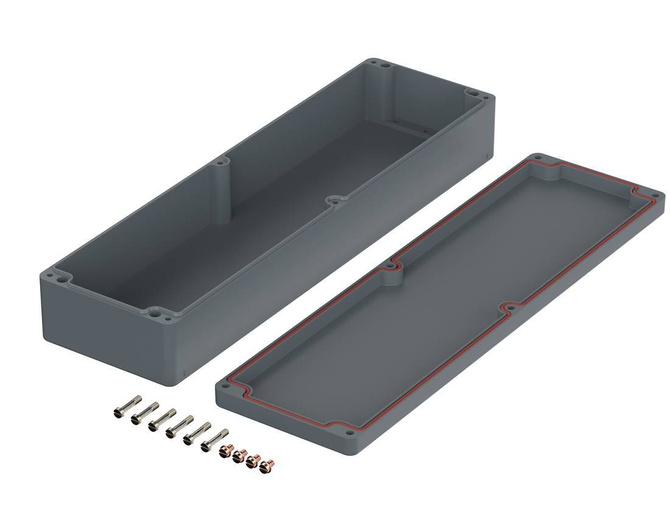 Bopla P 345 SIL (04345100) - polyester enclosure with silicone gasket (560 x 160 x 91 mm)