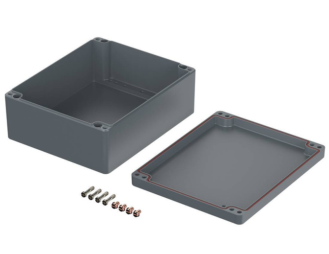 Bopla A 155 SIL (01155010) - aluminum enclosure with silicone seal (280 x 230 x 111 mm)