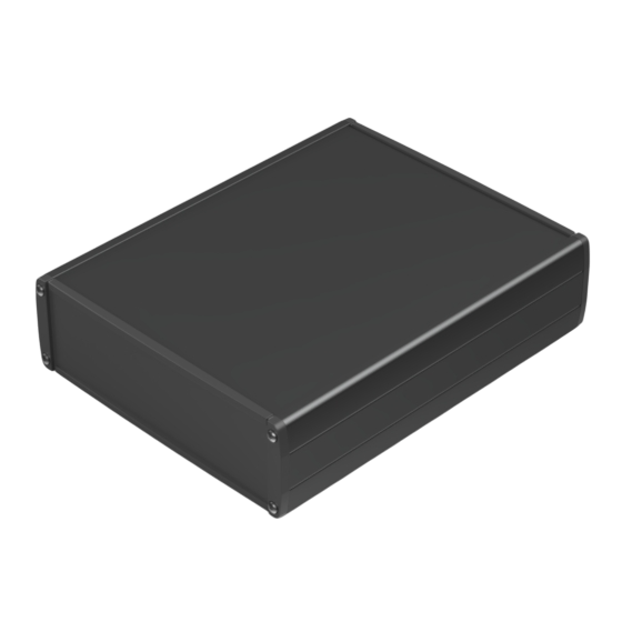 Teko - seria TEKAL 4 (TEKAL-42.29) - obudowa aluminiowa (210 x 167 x 53 mm)