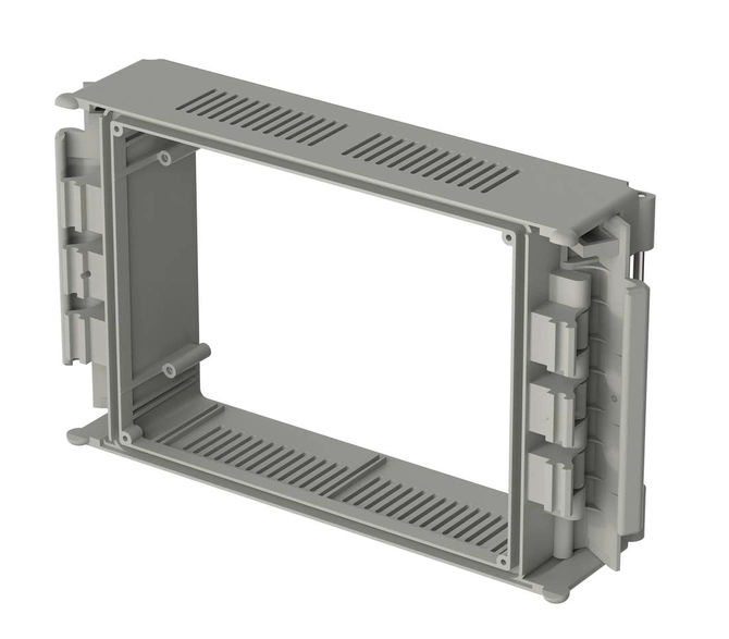 Bopla BC 6000 L-0,5 (79001400) - basic element 0.5 (51.51 mm deep) with air vents CombiCard 5000-7000 enclosure (226 x 146 x 51 mm, 3U 30HP)