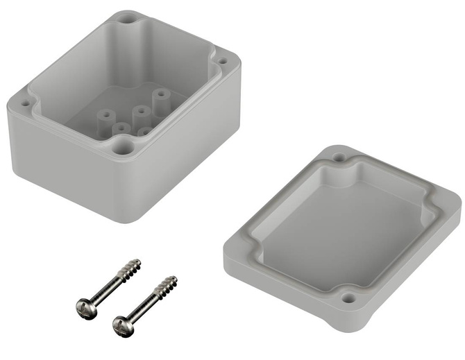 Bopla ET 206 F (63206200) - ABS enclosure with a recess in the lid. (65 x 50 x 37 mm)