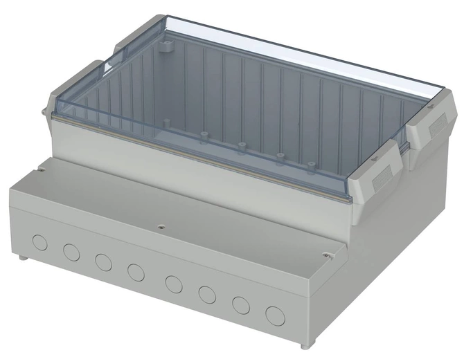 Bopla RCP 2500 (41250109) - RegloCard-Plus enclosure with crystal-clear lid (257 x 217 x 132.5 mm)