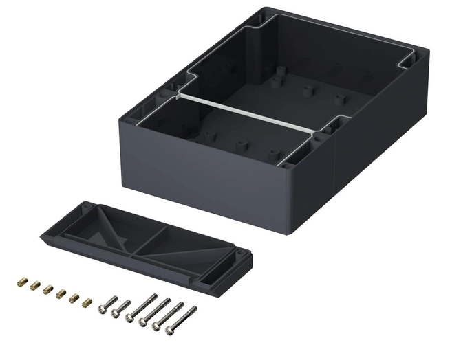 Bopla RD 1000 K (19004800) - rear lid with terminal compartment for CombiCard 1000-3000 (133.4 x 193 x 48 mm)