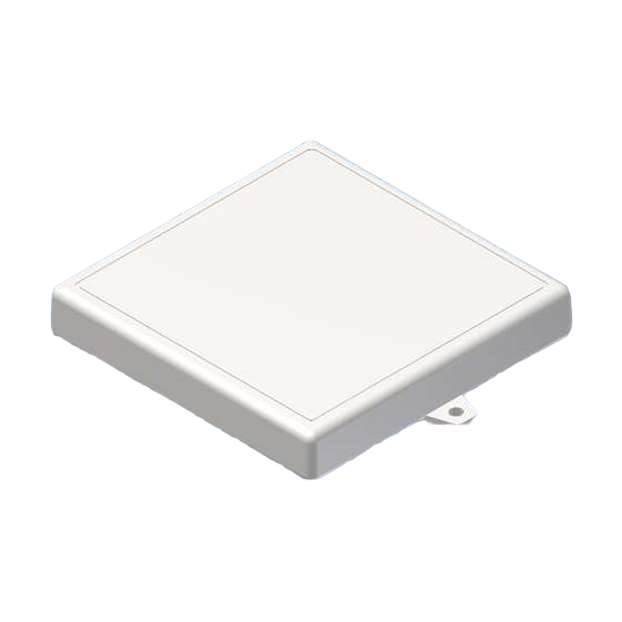 Teko - SMART series (SR75-E.7) - universal enclosure in white (111,1 x 111,1 x 18,2 mm)