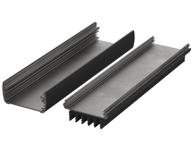 BOPLA ABPH 600-0200 K (84506200) - aluminium profile, horizontally-divided with radiator (57 x 32 x 200 mm)