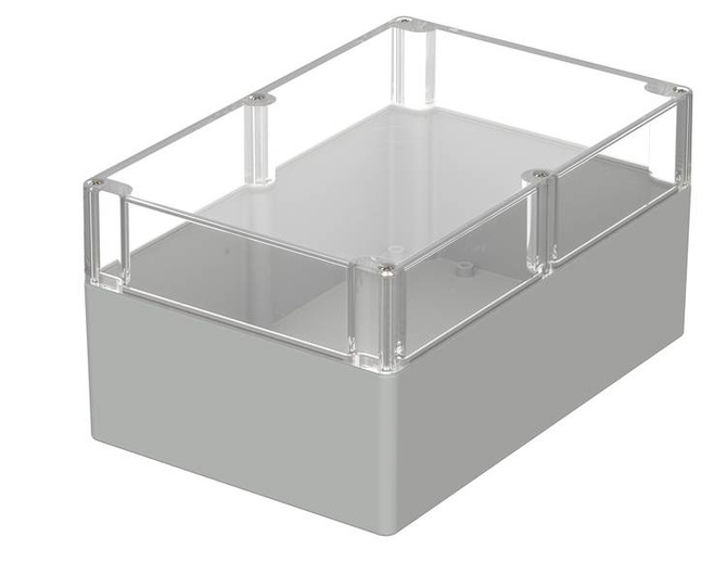 Bopla M 243 G (02243100) - PC enclosure with crystal-clear lid (240.3 x 160.3 x 120 mm)