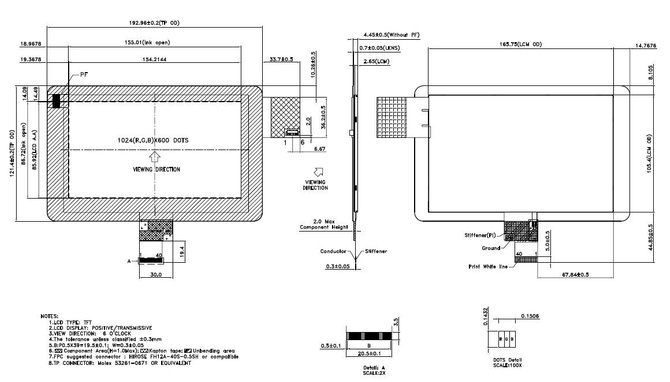 Powertip PH102600T015-IBC02 - CTP display