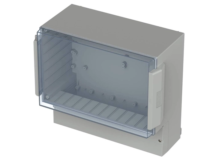 Bopla RCP 3500 V0 (41350400) - obudowa RegloCard-Plus z panelem przezroczystym (296 x 281 x 158 mm)