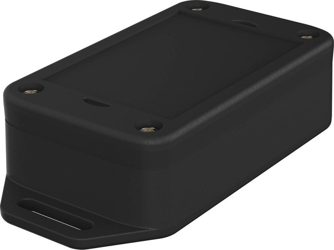Bopla BL 704020 WL2 DO-9005 (16174465) - obudowa ze wspornikami ściennymi i górnym mocowaniem pokrywy (70,8 x 42,9 x 22 mm)