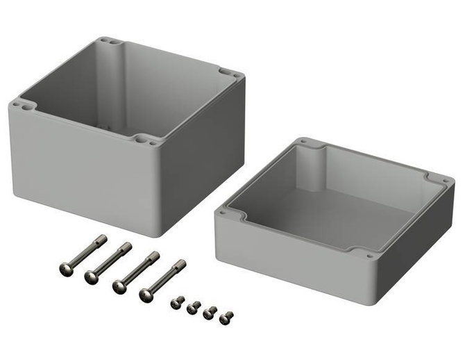 Bopla M 228-V0 (02228094) - PC enclosure without recess in the cover (122 x 120 x 105 mm)