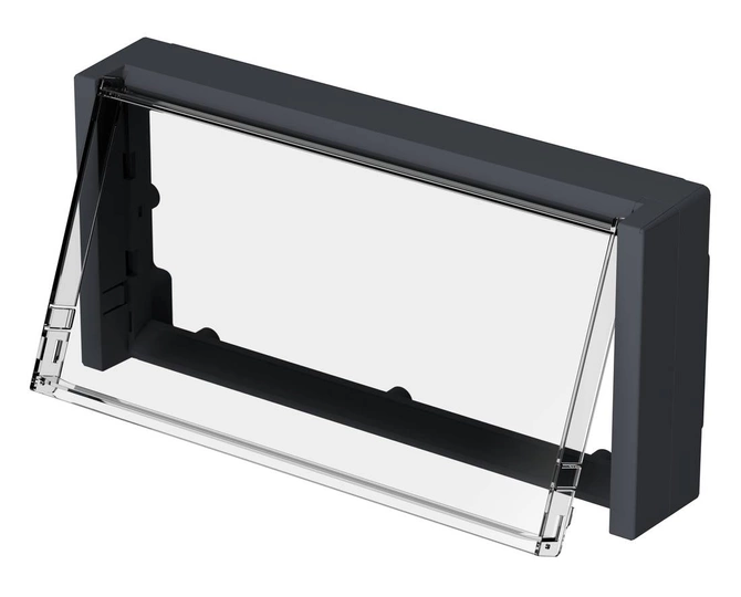 Bopla FCT 3000 FP (19006500) - pokrywa przednia otwarta z drzwiczkami ochronnymi obudowy CombiCard 1000-3000 (280 x 138 x 50 mm)