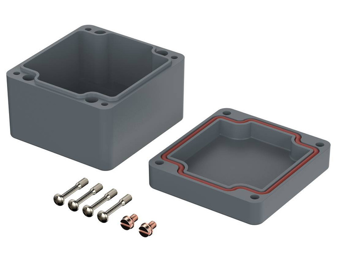 Bopla P 305 SIL (04305100) - obudowa poliestrowa z uszczelką silikonową (80 x 75 x 56,5 mm)