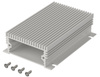Bopla F 524-100 KWL (97453100) - aluminium profile with wall brackets and radiator (55.3 x 24.4 x 100 mm)