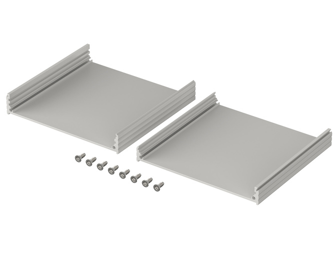 Bopla F 1028-100 (97114100) - profil aluminiowy półotwarty (105 x 28 x 100 mm)