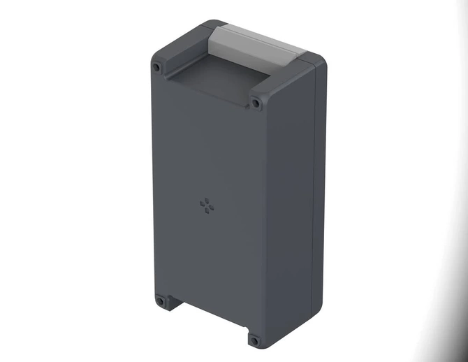 Bopla BA 241309 F-7024 (00125234) - obudowa aluminiowa z wgłębieniem w pokrywie z uszczelką neoprenową (259 x 128 x 90 mm)