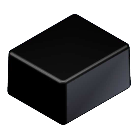 Teko - SMART series (SR23.9) - universal enclosure in black (76 x 63,5 x 41 mm)