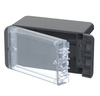 Bopla B 140809 PC-V0-G 7024 (96023134) - universal enclosure with crystal-clear lid (151 x 80 x 90 mm)