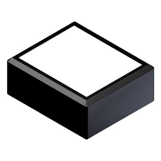 Teko - ENCLOS series (2222.9) - universal enclosure in black (85 x 72,5 x 36 mm)