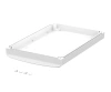 Bopla BOV 2819 OT A-9003-SILC (48148603.SILC) - BoVersa white aluminium lid with silicone seal (275 x 185 x 29 mm)
