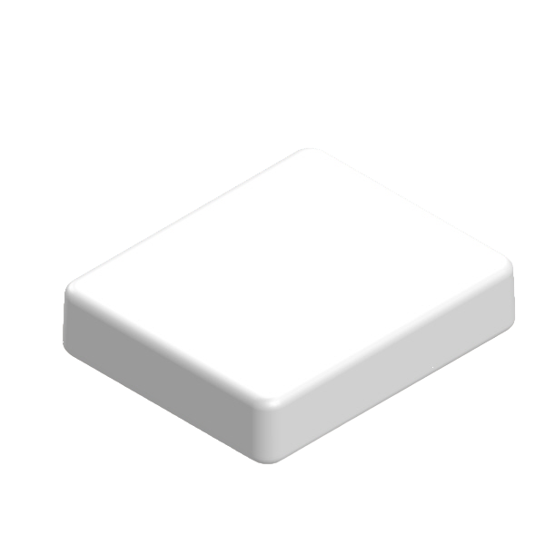 Teko - SMART series (SR21.7) - universal enclosure in white (76,2 x 65,5 x 16,6 mm)