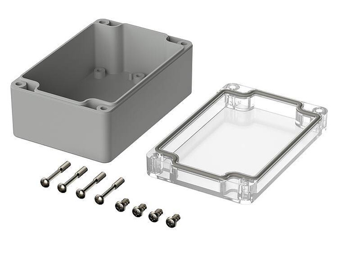 Bopla M 216 G (02216100) - PC enclosure with crystal-clear lid (120 x 80 x 60 mm)