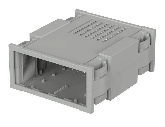 Bopla BO-32012 L (68320121) - Botego enclosure with air vents (174 x 196.9 x 80.44 mm, 3U 12HP)
