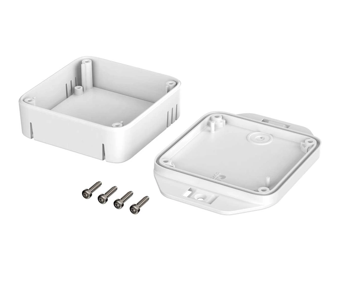 Bopla BL 757530 L-WL2-9003 (16288633) - enclosure with wall brackets and air vents (75.93 x 75.4 x 30 mm)