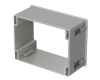 Bopla BC 2000 NG (19002000) - high base, without ventilation for control  panel mounting CombiCard 1000-3000 (184.2 x 138 x 87.5 mm)