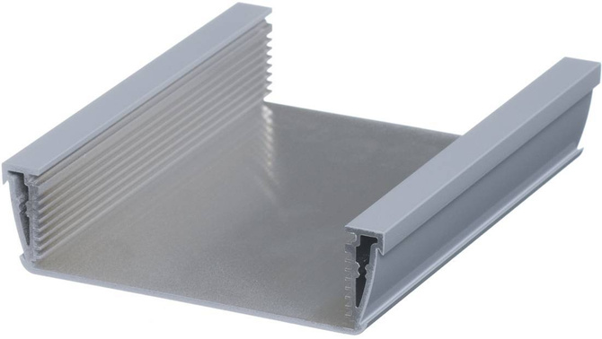 Bopla ASPU 1230-0100 9006 (94331100) - asymetryczny profil aluminiowy otwarty (121 x 32,8 x 100 mm)