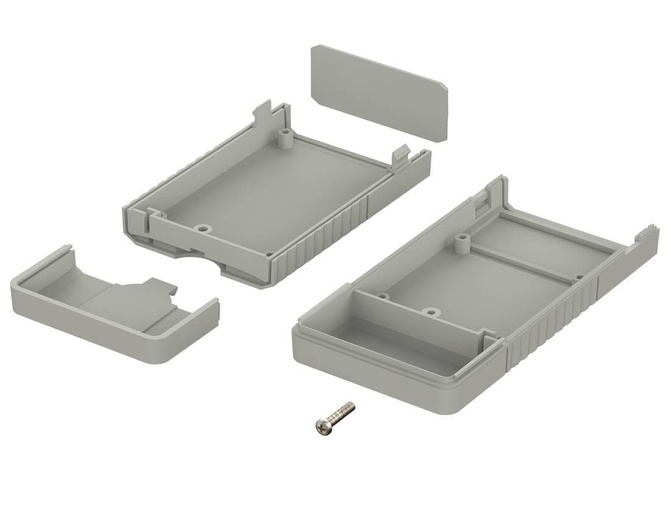 Bopla BOS 502-7038 (34502002) - hand-held enclosure with battery compartment (2 x 9V) without display cut-out (120 x 60 x 25 mm)