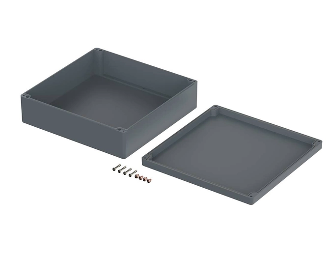 Bopla P 341 (04341000) - polyester enclosure with neoprene gasket (400 x 405 x 121 mm)