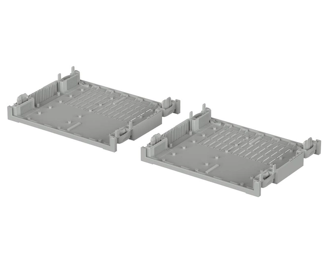 Bopla BO-52006 L (68520061) - Botego enclosure with air vents (240.68 x 196.9 x 49.96 mm, 4.5U 6HP)