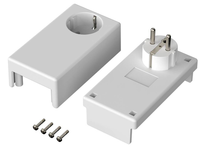 Bopla SE 432 DE - 9016 (43432509) - Elesett enclosure (120 x 65 x 50 mm)