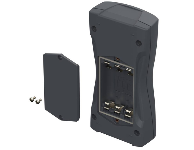 BOPLA BS 604 DIS-7024 (82604224) - obudowa z ABS z oknem wyświetlacza i pojemnikiem na baterie (159,4 x 77,9 x 33,5 mm)