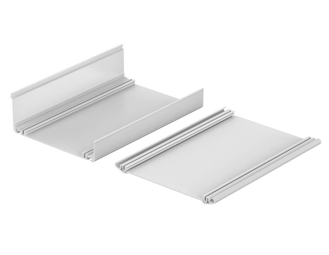 ATPH 1865-0250 (92865250) - horyzontalnie dzielony profil aluminiowy półotwarty (181,2 x 68,2 x 250 mm)