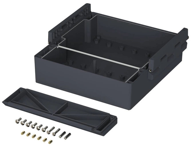 Bopla RD 2000 KSC (19005200) - rear lid with terminal compartment for CombiCard 1000-3000 (184.2 x 193 x 48 mm)