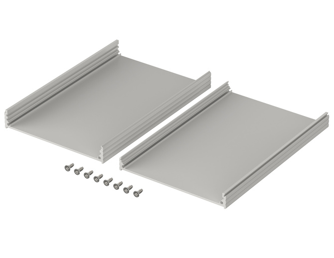 Bopla F 1028-160 (97114160) - profil aluminiowy półotwarty (105 x 28 x 160 mm)