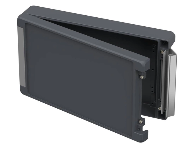 Bopla BA 281706 F SIL-7024 (00126324.SIL) - obudowa aluminiowa z wgłębieniem w pokrywie i uszczelką silikonową (299 x 173 x 60 mm)