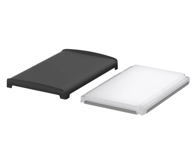 Bopla BOV 2114 FG-9005 - OT LL-SILC (48436451.SILC) - BoVersa translucent plastic lid with full black design cover with silicone seal (210 x 140 x 24 mm)